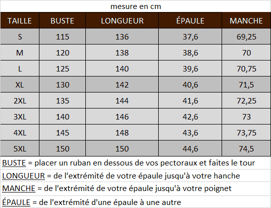 Guide taille kenzo best sale