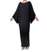 Djellaba Femme Uni Noir
