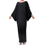 Djellaba Femme Uni Noir
