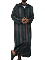 Djellaba Vert Royal Homme